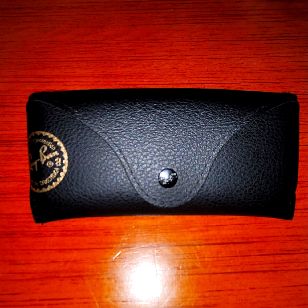 Ray-Ban Black Leather Sunglasses Case